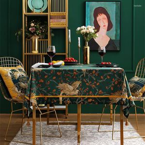 Сторонная ткань Diningtable Decor Tablecloth American Luxury Vintage Hom