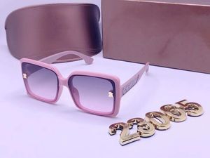 2023 Eyewear, óculos de sol clássicos de ondas de calor Design de óculos de sol dos óculos de luxo designers de metal de luxo de luxo de moldura de sol dos óculos de sol, homens com caixa