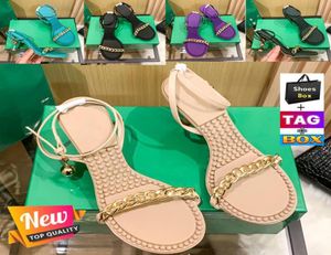 Diseñador Venetas Sandals Mujer Heels High Sandal Sandal Outdoor Office Party Heel con bolsa de zapato Caña de azúcar Black Inkwell Fudge P1327678
