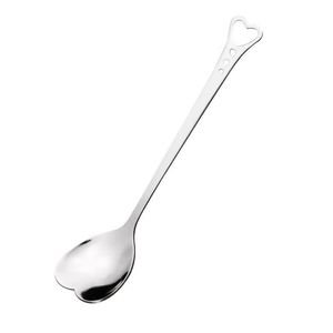 Coffee Scoops Stainless Steel Heart Shape Coffee Scoops Kitchen Accessories Dessert Sugar Stirring Spoons Teaspoon Dinnerware Drop Del Dhtre