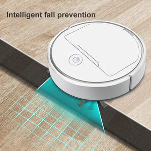 Hand Push Sweepers Robot Vacuum Intelligent Multiple Cleaning Modes For Pet Hairs Hard Floor Carpet With UV Lamp Lazy Sweeper Cleaner 230421