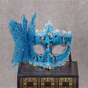 Party Supplies Beautiful Venetian Lace Mask And Butterfly Masquerade Princess Halloween Christmas Birthday Holiday Gifts