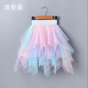 Saias Vidmid Girl Tutus Roupas de Crianças Bottom Girlst Tutu Puff Princess Dance Mother and Child P158 230420