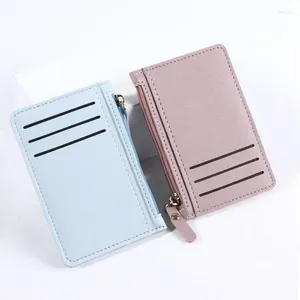 Card Holders Ultra-thin Female Delicate Small Bag Coin Wallet Student Bus Protection Package