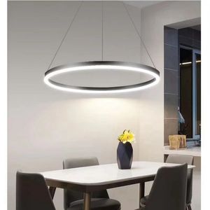 Novelty Items Modern Led Chandelier Circle Ring Ceiling Lamp Luster room decor For Bedroom Kitchen Dining Room Hanging Home Decoration 231121