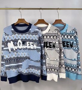 Sweaters de designer homens masculino suéter masculino roupas de alta qualidade de alta qualidade de moda redonda suéter de pescoço casual pullover solto de rua de casal