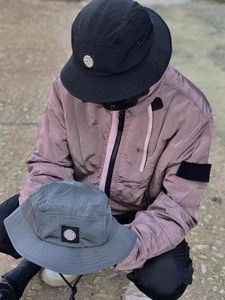 Hink hatt ny mode vikbar fiskare hatt unisex designer stingy brim hattar utomhus solhat vandring klättring jakt strand fiske hattar män rit sträng mössa