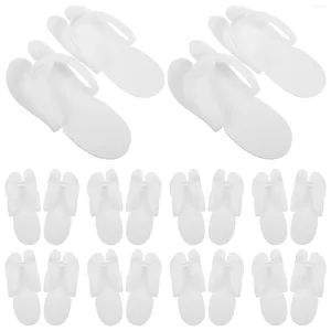 Sandals 10 Pairs Disposable Slippers Pedicure El Guest Spa For Salon