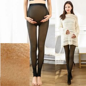 Schlaf-Lounge-Design, gefälschtes Fleisch, transparent, für schwangere Frauen, Winterstrumpfhose, verdickte Plüsch-Leggings, Farbe, leicht, äußere Abnutzung, 45–70 kg, 231120