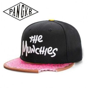 Ball Caps PANGKB Marke MUNCHIES CAP Snacks rosa Hysteresenhut Männer Frauen Erwachsener Hip Hop Headwear Outdoor Casual Sun Baseball Cap Gorras Bone J230421