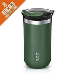 Thermoses WACACO Octaroma Vacuum Insulated Coffee Mug Double-wall Stainless Steel Travel Tumbler With Drinking Lid 6/10/15 fl oz 231120