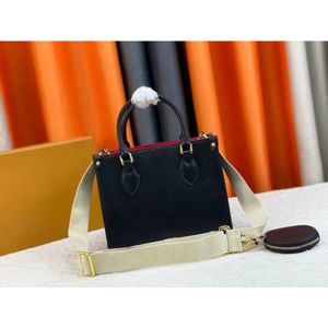 Luxerys tote çanta tasarımcısı çanta omuz mektubu onthego crossbody çanta kadın moda deri el çantası klasik stil çoklu renklerde basit üç boyut k10