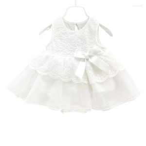 Mädchenkleider BIG SALE Sommer Baby Weste Tutu Formelle Kleidung WEISS Prinzessin Rode Infant Mädchen Ballkleid Kleidung 6M ABSTAND