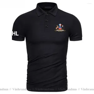 Men's Polos Chile Chilean CL CHL Polo Shirts Men Fashion Brand Clothing Printed For Country Cotton Nation Team Flag Classic Casual Shirt