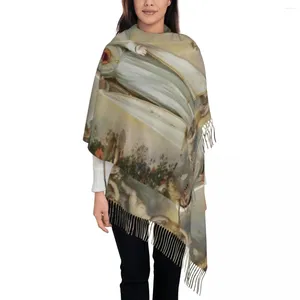 Scarves Virgin Mary Immaculate Heart Of Shawl Wrap For Ladies Winter Large Soft Scarf Mother God Our Lady Pashmina