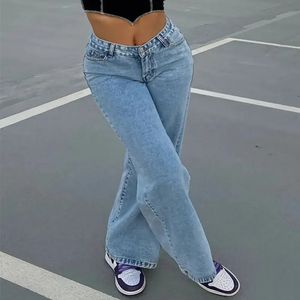 Women's Jeans Spring And Autumn Girl Denim Straight Ieg Pants Fashion Slim Comfortable Casual Solid Color Pants Personality Soft Jeans 231121