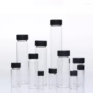 Laboratorium 2 ml till 60 ml Rensor Låg Borosilikat Medicinsk glasskruv-top reagensprovflaska för experiment