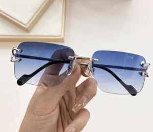 Silver Blue Gradient Sunblasses для мужчин дизайнерские солнцезащитные очки Sunnies Gafas de Sol Sonnenbrille Sun Shades UV400 Очератели с коробкой