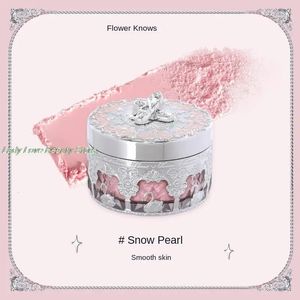 Face Powder Flower Knows Swan Ballet Setting Rose Scent Loose Powder Makeup Matte Finishing Oil Control 12g 231121