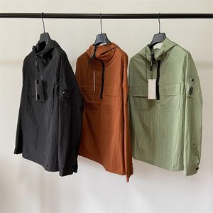 3-Farben-Männer CP Single Lens Quarter-Zip Sweatshirt Outdoor-Jacke Langarm-Hoodie