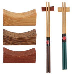 Wooden Chopsticks Holder Eco Kitchen Utensils Creative Decorative Chopsticks Pillow Care Chopstick Rest