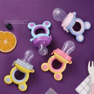 Ciuccio per bambini Succhietti Alimentatore per frutta in silicone BPA Forniture per bambini Ciuccio per alimenti Massaggiagengive Giocattolo per bambini