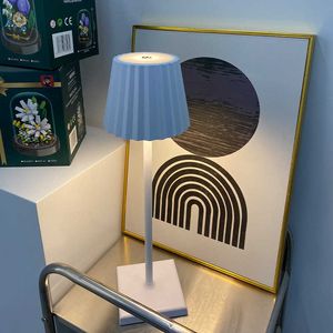 s Minimalist Style High Foot Table for Living Room Hotel Bar Home Decoration night light Nordic Usb Rechargeable Bedside Lamp AA230421