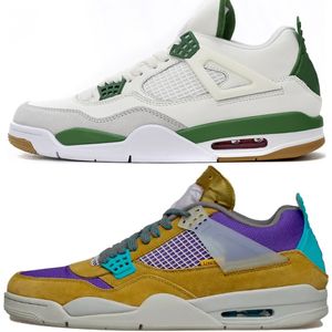 Jumpman 4 Basketballschuhe Herren 4s Sneaker Off Noir Guava Ice Taupe Haze Desert Moss Violet Ore Craft Olive Sapphire Pine Green Fear Houston Oilers Trainer Schwarz Weiß