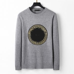 2024 European Sweater Men's and Women's Brand Sweater Classic Sweatshirt Embroidered Crewneck Comfortable High Quality Checked Pullover