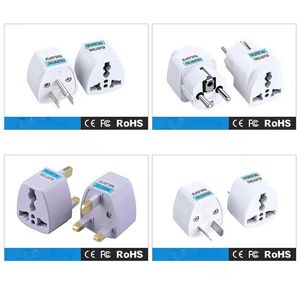 Europeiska EU -pluggadapter Japan American Universal UK US AU till EU AC Travel Power Adapters Converter Electrical Charger