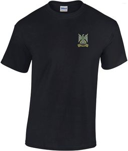 Men's T Shirts Royal Scots Dragoon Guards Crest Printed Shirt. Short Sleeve Cotton Casual T-shirts Loose Top Size S-3XL