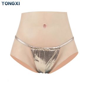 Forma del seno YONGXI Cosplay Ass finti Slip in silicone a vita alta Hanno la vagina artificiale Sissy Lift Culo sexy in silicone Pantaloni falsi 231121