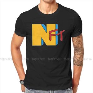 Magliette da uomo NTF Token non fungibile Cartoon Crypto Art Maglietta Grafica classica Abbigliamento Top Camicia con o-collo in cotone di grandi dimensioni