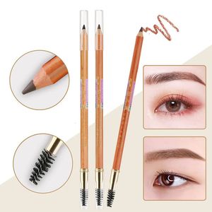 Eyebrow Enhancers Double Head Eyebrow Pencil Long-Lasting Waterproof 5 Colors Eye Brow Brush Tint Mascara Enhance Cosmetics Beauty Makeup Cosmetic 231120