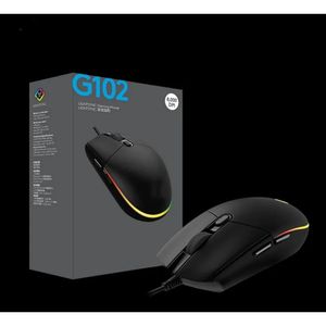 Mice G102 Second Generation Wired Mouse E Sports Games Business Office Luminous Suitable for Notebook 231117