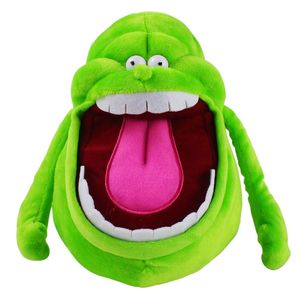 Tillverkare grossist 21 cm spökeutgifter Team Green Ghost Plush Toys Cartoon Animation Film Television kring dockor för barns gåvor