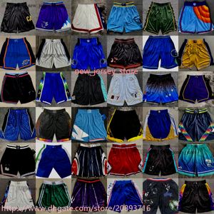 Tryckt nya stadsbasketballshorts med fickelastisk midja Sport kort James Williamson Harden Bridges Cunningham Leonard Irving Ball Gilgeous-Alexander