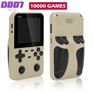 Портативные игровые плееры D007 Plus 35-дюймовый IPS-экран портативная игровая консоль Android система 10000 игр ретро-устройства Портативное видео 231121