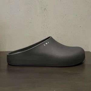 Designer de luxo sapatos casuais paris branco mulheres homens primavera e outono novo sandale balenciga baixa metade chinelo borracha esportes sandália slides praia viagem hotel sliders mule