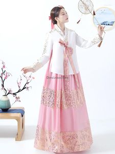 Abbigliamento etnico 2023 abito tradizionale coreano Hanbok femminile costume nazionale antico cosplay danza