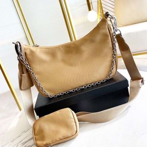 Designer de maquiagem saco das mulheres bolsa de ombro crossbody saco de luxo nas axilas bolsa de ombro de alta qualidade bolsa moda carteira três peças conjunto