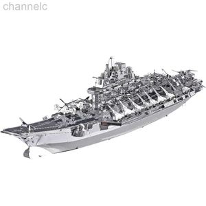 Science Discovery Piececool 3D Metal Puzzle Model Building Kits - LIAONING Battleship Jigsaw Toy Christmas Birthday Gifts for Adults Kids