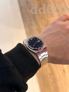 40mm luxury watches for men wristwatches simply delicate stainless steel montre de luxe blue movement designer watch gentleman business SB044 C23