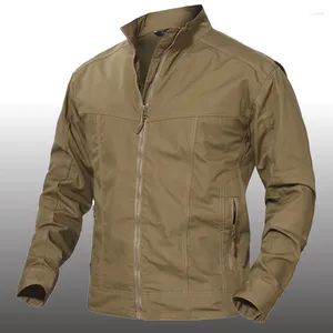 Giubbotti da uomo Trekking primaverile Multicam Bomber militare Tattico da uomo Sottile Ripstop Giacca a vento impermeabile Cappotto capispalla mimetico militare