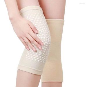 Diz Pedler 1 Çifti Turmalin Destek Brace Kendi Kendini Isıtma Dot Matrix Kneepads Artrit Eklem Ağrısı Kazanımı Kurtarma