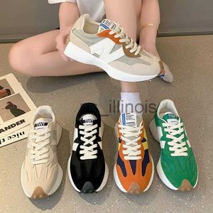 Klänningskor kvinnors skor casual skor vår sommar sneakers plattform tennis kvinnliga kvinnaskvar klackar 2023 modet tjocka sultränare j231121