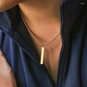 Pendant Necklaces Punk Stainless Steel Long Cuban Thick Chunky Chain Necklace For Men Hip Hop Silver Color Link Choker Jewelry Gift