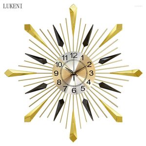 Wall Clocks Modern Minimalist Light Luxury Clock Living Room Home Fashion Mute Porch Creative Atmosphere Watch