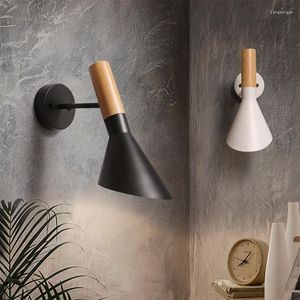 Vägglampa svart sconce glas sconces koreansk rum dekor deco led ljus säng