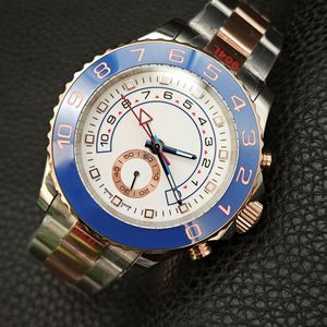 U1 Högkvalitativ 7 färger YM tittar på män nyaste urtavlor 116680 116688 Blue Black Ceramic Bezel Automatic Movement Wristwatch